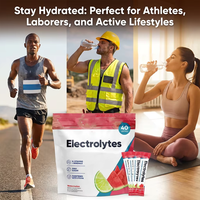 Sachets de boisson hydratante personnalisés au collagène, électrolytes et créatine, marque privée, sans sucre, en vrac, mélange de suppléments en poudre d'électrolytes