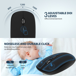 <b>Wireless</b> Keyboard <b>Mouse</b> Set 102Keys Ultra Thin Ergonomic 2.4Gwireless Connection keyboard <b>mouse</b> <b>for</b> Home Office English Layout - Product Image 6