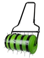 Aérateur de pelouse moderne en métal, rouleau scarificateur, outil à pointes en acier pour jardin et ferme