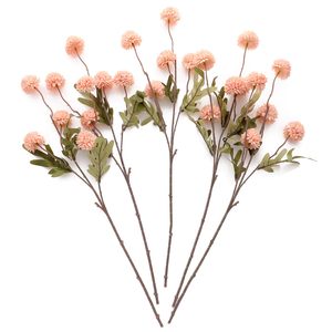 Promotion : Boule de fleurs artificielle 7 têtes Pissenlit Pompon Chrysanthème pour décoration de mariage et de maison - Product Image 4