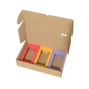 Оптовая продажа от производителя, упаковочная коробка из крафт-бумаги, картонная коробка для доставки
