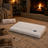 Oreiller de sommeil en mousse à mémoire de forme souple personnalisable, non toxique, ergonomique, incurvé, emballé sous vide