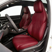 Housse de siège auto sur mesure pour BYD Sealion 6 2024, cuir Nappa et daim, imperméable, facile à nettoyer, ensemble complet, fabricant direct