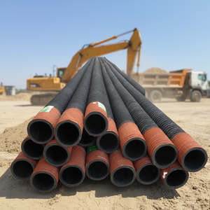 Büyük Çaplı Bulamaç Tahliye Hortumu - Çamur, Kum, Çakıl için Ağır Hizmet Tipi Aşınmaya Dayanıklı Esnek Emiş Borusu - Product Image 1