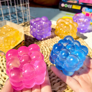 Stretch Squeeze Ice Cube Maltose Eco-Friendly 6cm TPR Anti-Stress Squishy Toy for Stress Release and Anxiety Relief - Product Image 1