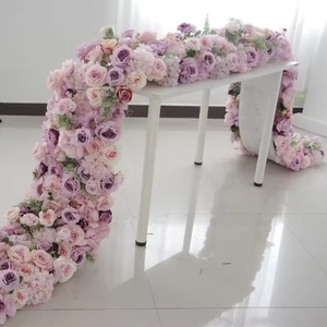 Décoration <span class=keywords><strong>de</strong></span> <span class=keywords><strong>table</strong></span> <span class=keywords><strong>de</strong></span> mariage en soie Coral Isle Vines Sofa Stand Christmas Halloween Easter Foam CTable Champagne Flower Runner - Product Image 3