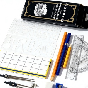 Modèles à succès en promotion : Trousse de papeterie de mathématiques Oxford en boîte métallique, ensemble de 14 pièces pour les élèves - Product Image 5