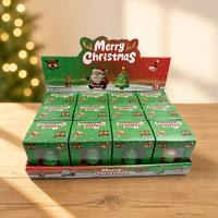 Jouet Squishy Arbre de Noël, Jouet Sensoriel Doux en Maltose, Jouet Anti-Stress Pailleté à Presser pour Enfants et Adultes, Cadeau de Fêtes