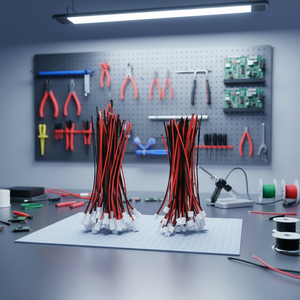 다장 OEM 맞춤형 JST 케이블 어셈블리 MX1.25 피치 2 3 4 5 6 핀 암 플러그 가전제품 전자 배선용 - Product Image 3