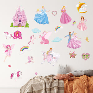 Vinilo Decorativo <span class=keywords><strong>de</strong></span> <span class=keywords><strong>Pared</strong></span> <span class=keywords><strong>de</strong></span> Príncipe y Princesa, Papel Tapiz <span class=keywords><strong>de</strong></span> Dibujos Animados <span class=keywords><strong>para</strong></span> Niños, Adhesivo Decorativo <span class=keywords><strong>para</strong></span> Sala <span class=keywords><strong>de</strong></span> Estar, Mural Autoadhesivo <span class=keywords><strong>para</strong></span> Fondo <span class=keywords><strong>de</strong></span> TV - Product Image 1