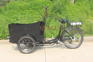 2025 remorques de cargaison de vélo pour des charges d'achat vélo de cargaison électrique vélo de cargaison en bois rue - Product Image 3