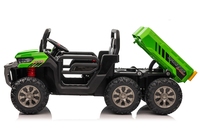 Coche de Juguete de Plástico con Batería de 12 V para Niños de 2 a 10 Años, Certificado por CE y ASTM, Tractor Grande de 6 Ruedas