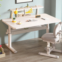 Ensemble table et chaise d'étude pour enfants à levage manuel, directement de l'usine, bureau simple pour l'école primaire, bureau d'ordinateur à domicile
