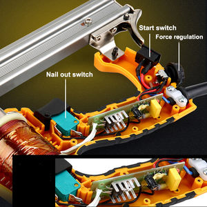 Engrapadora Eléctrica <span class=keywords><strong>de</strong></span> 1800W, <span class=keywords><strong>Pistola</strong></span> <span class=keywords><strong>de</strong></span> Clavos Recta <span class=keywords><strong>para</strong></span> Uso Doméstico, <span class=keywords><strong>para</strong></span> Procesamiento <span class=keywords><strong>de</strong></span> Gabinetes, Clavado <span class=keywords><strong>de</strong></span> Paredes, Instalación <span class=keywords><strong>de</strong></span> <span class=keywords><strong>Pisos</strong></span> <span class=keywords><strong>de</strong></span> <span class=keywords><strong>Madera</strong></span> - Product Image 2