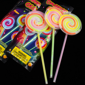 Hot bán ánh sáng lên Lollipop Cây Đũa Thần Lollipop Glow Sticks công chúa cổ tích Cây Đũa phép Spinner cho Đảng - Product Image 6