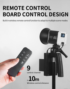 Lumière vidéo extérieure 60W COB LED lumière du jour équilibrée éclairage continu bicolore pour caméra <span class=keywords><strong>TikTok</strong></span> Studio Photography - Product Image 6