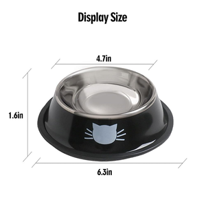 Tazón Ecológico de Acero Inoxidable para Mascotas con Base de Goma Antideslizante para Agua, Comida y Alimento para Perros, Animales Pequeños, Suministros para Mascotas - Product Image 3
