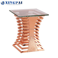Présentoir de Buffet XINGPAI Prix Usine en Acier Inoxydable, Supports de Buffet, Ensemble de Présentoirs à Gâteaux et Desserts pour Mariages et Traiteurs