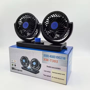 Ventilateur de tableau de bord portable électrique en plastique de haute qualité, adaptateur USB, turbine de refroidissement à double tête pour usage domestique et hôtelier - Product Image 5