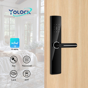 กุญแจล็อคโรงแรม YOLOCK ระบบปลดล็อคด้วยการ์ด Tuya กุญแจล็อคอัจฉริยะแบบทรงกระบอก สำหรับประตูอลูมิเนียม - Product Image 3