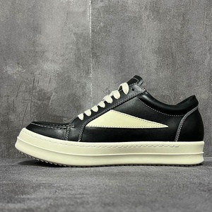 Zapatos Casuales de Invierno de Alta Calidad con Cordones de Cuero Genuino para Mujer y Hombre, Nuevos Estilos, Zapatos para Caminar de Moda en Negro y Rosa - Product Image 1
