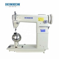 Machine à coudre à bras rotatif HK 810 à aiguille simple ou double pour perruques, avec navettes rotatives de haute qualité, excellente performance
