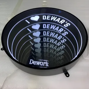 Newly Designed 3D Stainless Steel Abyssal <strong>Mirror</strong> Thousand Layer <strong>Mirror</strong> Lightbox Tunnel <strong>Mirror</strong> LED Neon Light Wall Starry Sky - Product Image 1