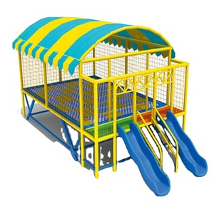 Trampoline pas cher, acheter un trampoline, trampoline rectangulaire d'extérieur avec filet, NetQX-18105F - Product Image 3