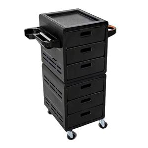 Hair Salon Trolley Tool Cart Hair Salon Special Tool Cabinet Hair Salon <b>Storage</b> Rack <b>Drawer</b> Style Mirror Cabinet - Product Image 5