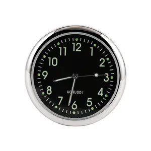Auto supplies any one click start diameter 4cm electronic quartz watch creative car clock