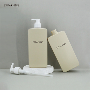 Tùy Chỉnh 500Ml Nhựa Lotion Gel Dầu Gội <span class=keywords><strong>Container</strong></span> Chai Với Bơm Cho Chăm Sóc Cá Nhân Hộ Gia Đình Sử Dụng Hình Vuông - Product Image 1