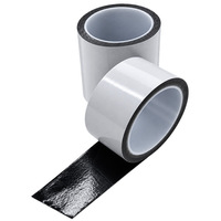 Ruban adhésif double face en acrylique blanc pour décoration d'aile de voiture, adhésif gris sans trace, imperméable, haute adhérence avec support en PET