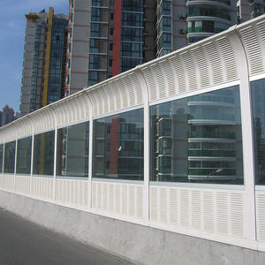 Trasparente edificio per uffici viaduct residenziale barriera antirumore anticorrosione ritardante di fiamma e riduzione del rumore - Product Image 5