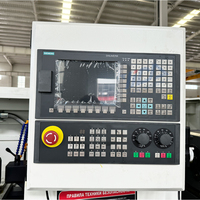 Tour CNC compact CK6136 de fabrication chinoise, à banc plat, haute précision, pour applications industrielles légères