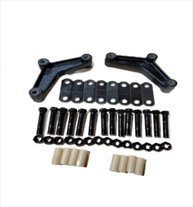Kit de manille de remorque, kit de manille d'essieu de remorque tandem pour ressorts à double œil (essieux 3.5K -5.2K) kits d'égaliseur de remorque - Product Image 1