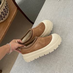 Botas de Nieve Cómodas de Lana y Algodón de Alta Calidad, Modernas, Duraderas, Populares en Invierno, Suaves y Cálidas, Zapatos Gruesos y Suaves - Product Image 3