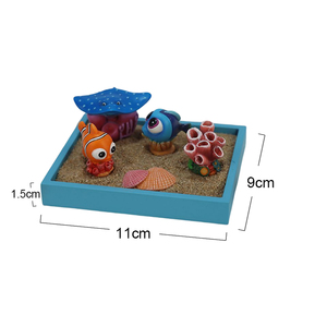Fabbrica su misura <span class=keywords><strong>flora</strong></span> marina e <span class=keywords><strong>fauna</strong></span> sandbox resina artigianato bambini giocattoli educativi regali promozionali di compleanno - Product Image 2