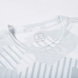 Áo thun mùa hè in hình mới bằng vải lụa đá dành cho nam thể thao, giải trí, chạy bộ và tập thể dục ngắn tay dành cho cặp đôi ngoài trời Nhanh khô nóng - Product Image 2