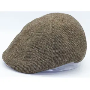 2024 New Spring Autumn Burlap Leather Beret Hat Women Fashionable Design Top Quality Custom Beret Hat
