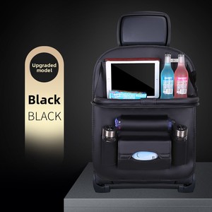 Sac de rangement pour siège arrière de voiture en cuir Micora, imperméable, grande capacité, pour siège arrière d'enfant, table pliante, modèle One Thousand - Product Image 2