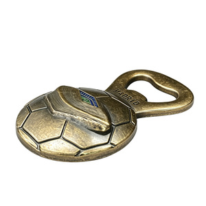 Abridor de Botellas Metálico con Forma de Balón de Fútbol Personalizado de <span class=keywords><strong>Madrid</strong></span>, Imán para Refrigerador, Recuerdo para Fanáticos del Fútbol - Product Image 4