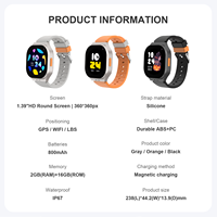 Nouvelle montre intelligente GPS 4G pour enfants 2026, Android, carte SIM, appel vidéo, caméra, Whatsapp, Deepseek, montre intelligente pour enfants avec verre trempé