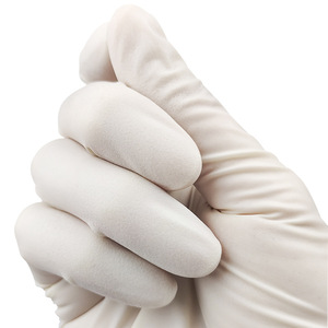 Gants en latex jetables Blue Guardian 6,5 g Texture lisse Traitement alimentaire Non stériles Utilisation unique - Product Image 1