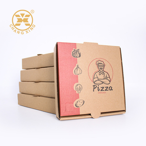 Caja de Pizza para Llevar, Caja de Papel Corrugado Tipo E Lisa para Pizza - Product Image 3