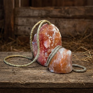 Sal de Roca Natural del Himalaya Premium para Ganado, Caballos y Perros, con Cuerda para Colgar, Tamaño Personalizable, Alimento para Animales - Product Image 1