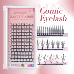<span class=keywords><strong>3</strong></span> Style Comic Eyelash 12 Rangs Volume Lash Extension Mix Longueur D Curl Natural Eyelash OEM ODM Private Label - Product Image 2