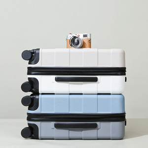 Bộ Vali Kẻ Sọc Bán Chạy Nhất 2022 Vali Xe Đẩy Du Lịch ABS + PC Hành Lý Bánh Xe Đa Năng Xoay Được - Product Image 4