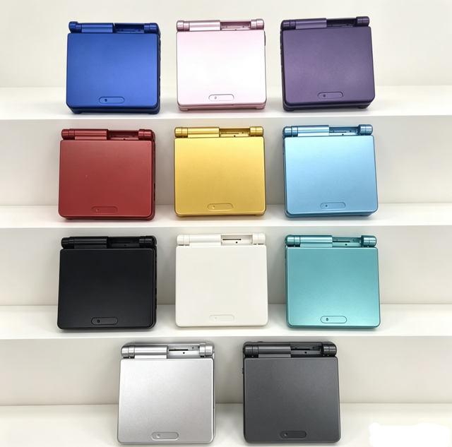 Solid Color New Full Housing Shell Replacement for Nintend GBA SP Game Console Housing Case Cover With Buttons
