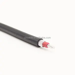Kabel konsentris komunikasi aluminium tembaga dua inti 2*10mm2, 2x16mm2 kabel konsentris PVC