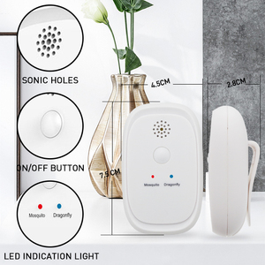 Répulsif anti-moustiques portable à ultrasons intelligent pour l'extérieur pour l'intérieur alimenté par batterie pour l'été et le printemps - Product Image 5